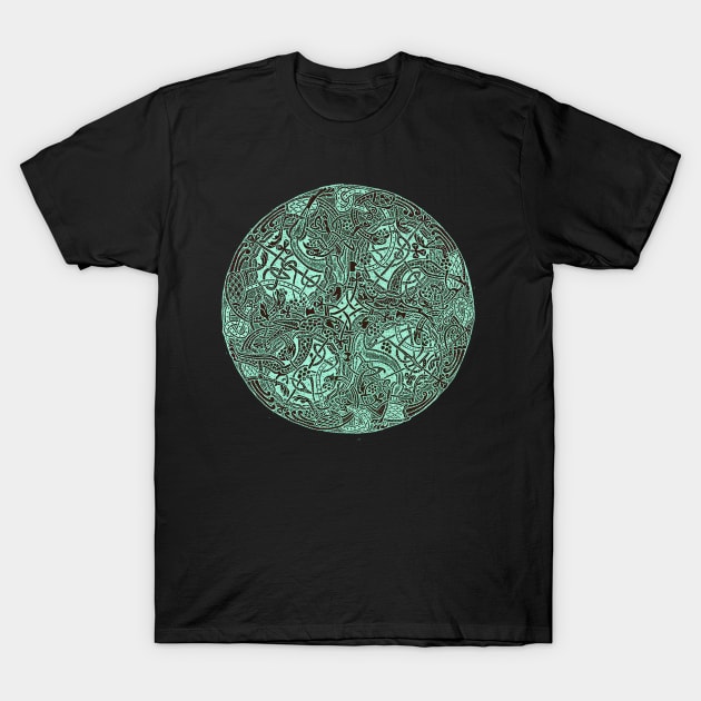 Celtic knot round T-Shirt by MichaelaGrove